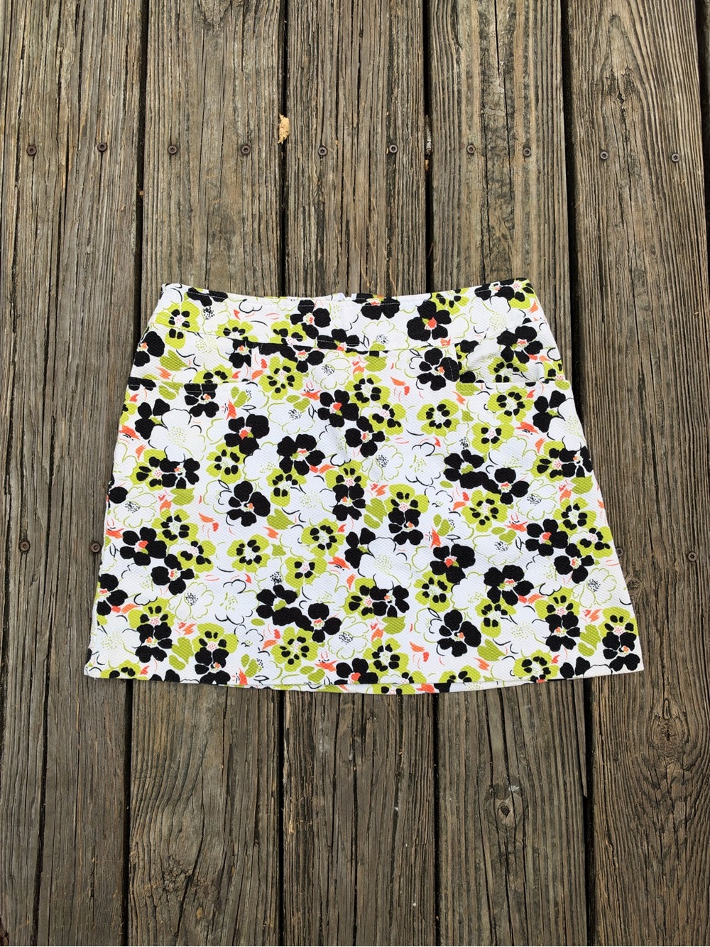 Vintage 90s Explosion Floral Mini Skirt